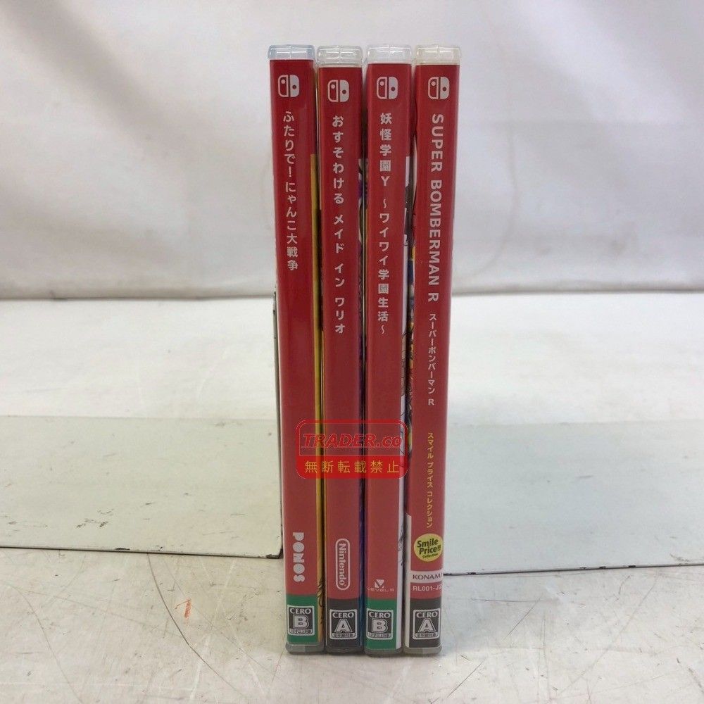 01w-6857 ○ Nintendo Switch ニンテンドースイッチソフト 4点 妖怪 01w-6857 ○ Nintendo Switch ニンテンドースイッチソフト 4点 妖怪