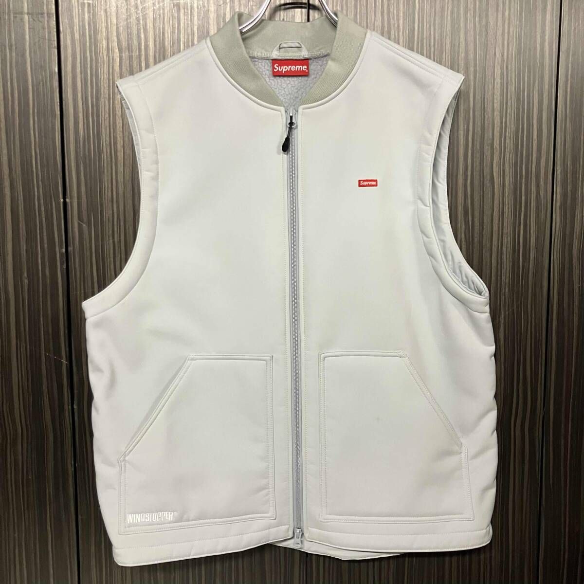 22aw Supreme WINDSTOPPER Work Vest サイズL グレー シュプリーム