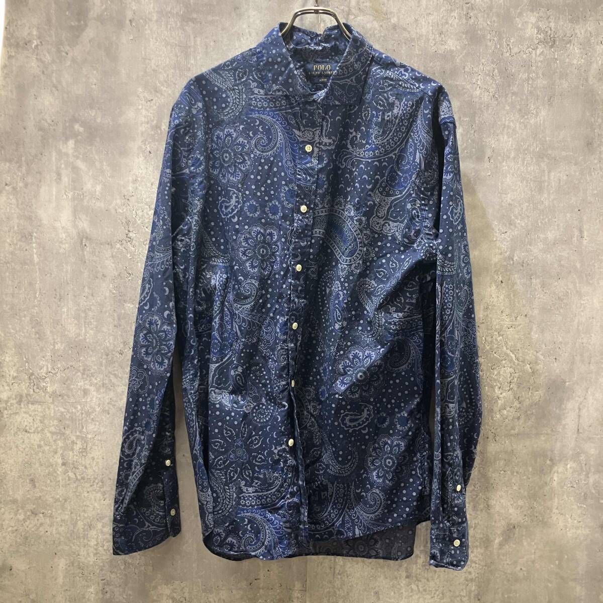 polo Ralph Lauren 総柄長袖シャツ XLサイズ ポロラルフローレン