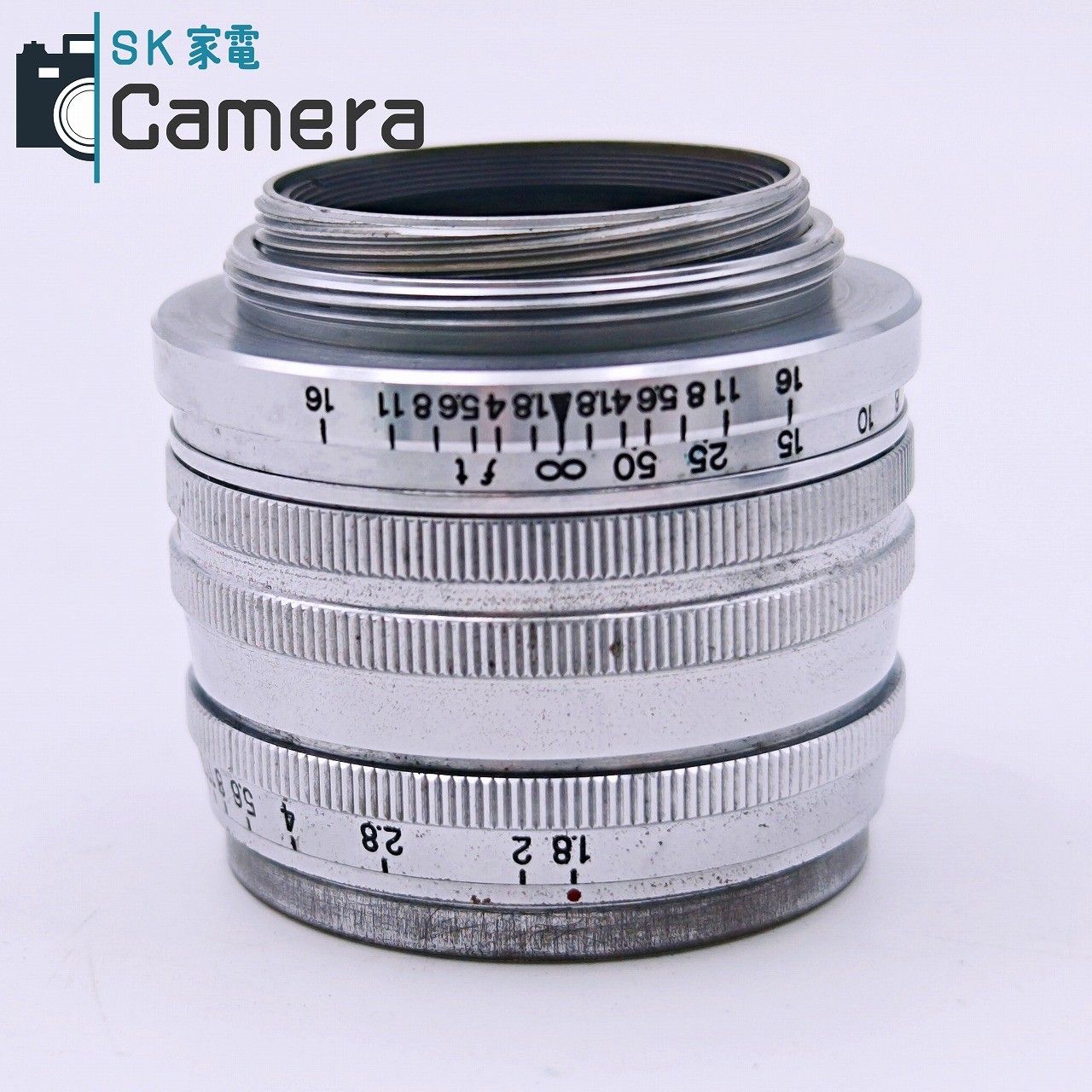 Canon Serenar 50mm F1.9 中古品 中古】 Canon SERENAR 50mm F1.8 L39 キャノン キャップ付 - メルカリ