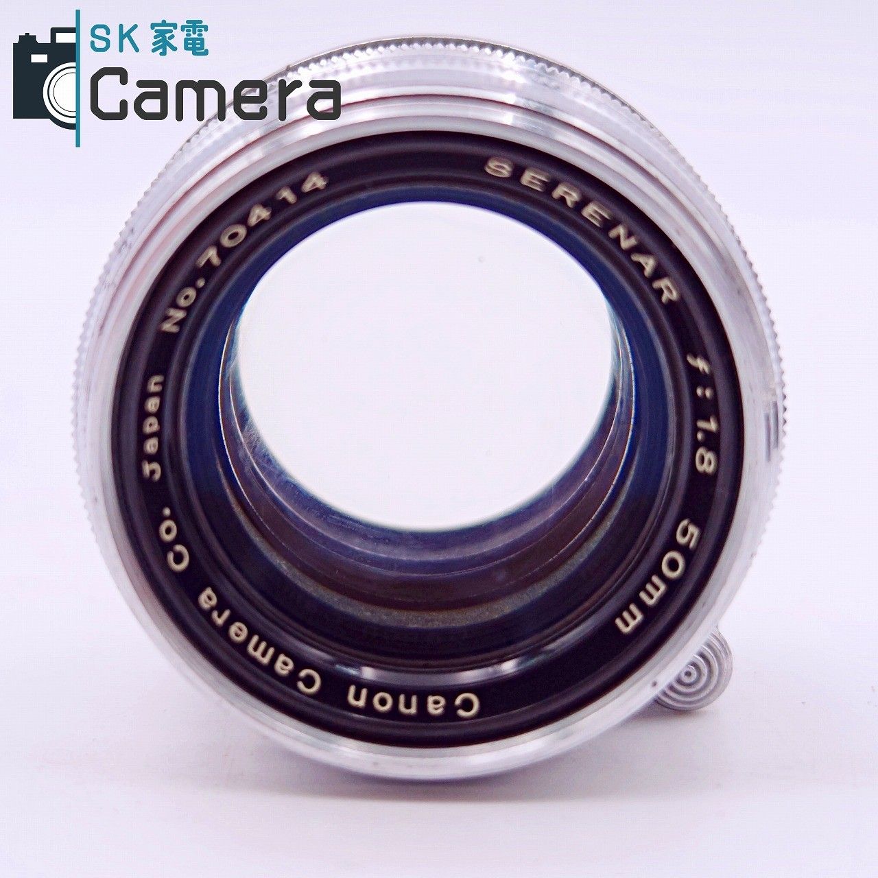キヤノン Serenar 50mm f1.8 レンズ　L39 中古】 Canon SERENAR 50mm F1.8 L39 キャノン キャップ付 - メルカリ