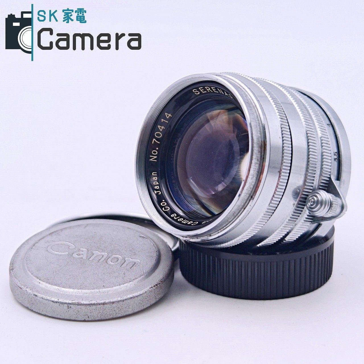 中古】 Canon SERENAR 50mm F1.8 L39 キャノン キャップ付 - メルカリ