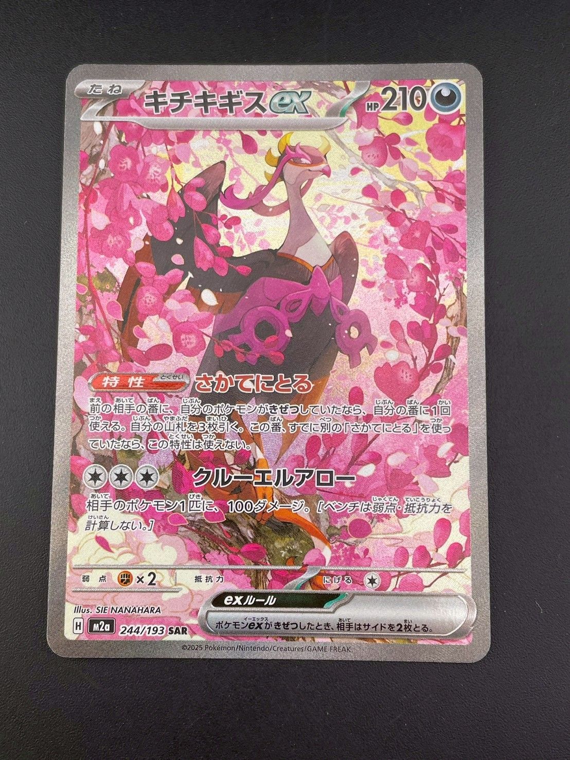 中古品】キチキギスex H M2a 244/193 SAR MEGAシリーズ 拡張パック