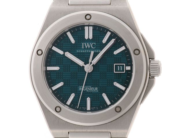 IWC インターナショナルウォッチカンパニー インヂュニア・オートマティック40 IW328903 腕時計 ステンレススチール アクア 自動巻き メンズ【中古】
