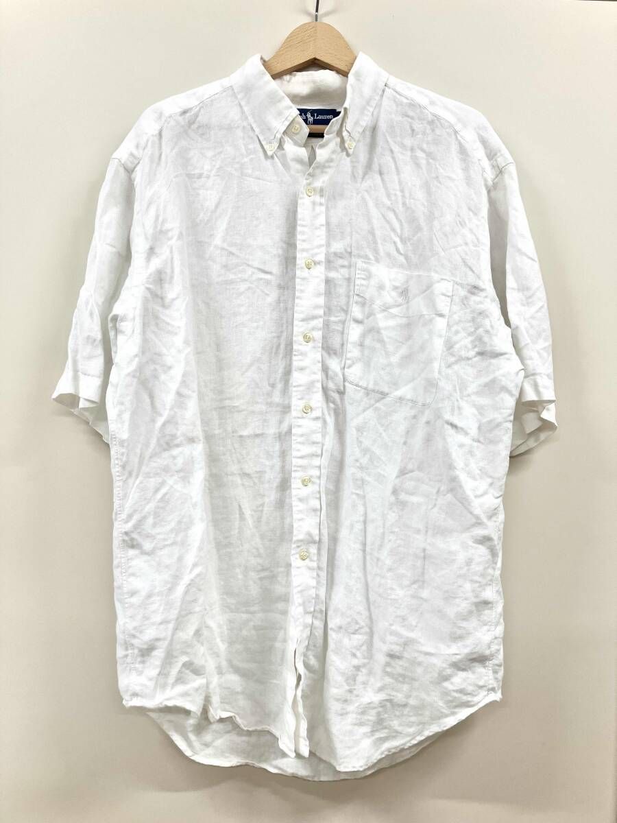 Ralph Lauren / ラルフローレン 半袖シャツ BLAKE Lサイズ ホワイト 5,224円