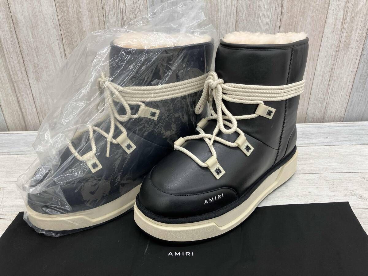 AMIRI／アミリ／Malibu Hi Boots／ムートンブーツ／メンズ／US11／29㎝／BLK