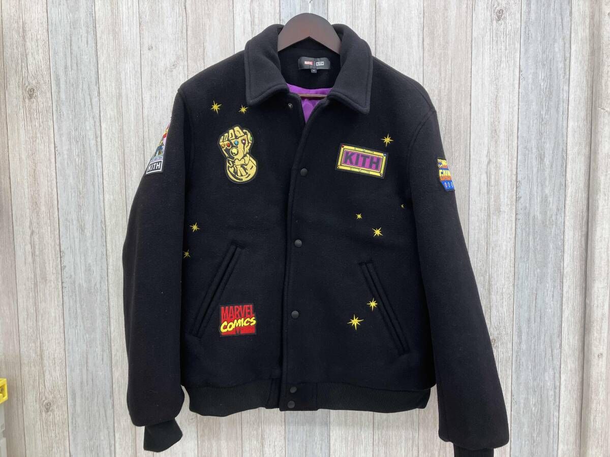 KITH×MARVEL／ジャケット／Mサイズ／メンズ／ブラック／24-020-060-0016-3-0