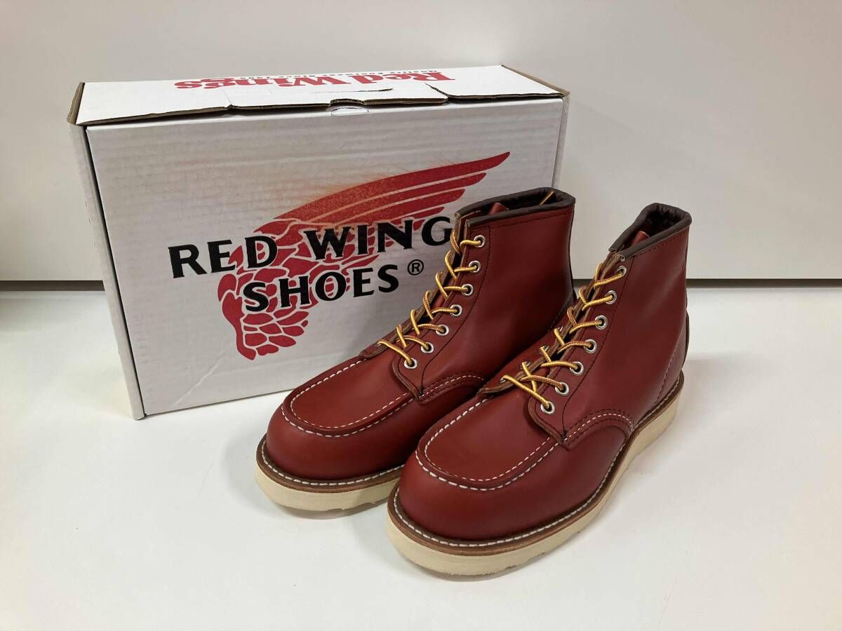 RED WING レッドウィング 8875 犬タグ復刻 エンジニアブーツ 25.5cm レッド