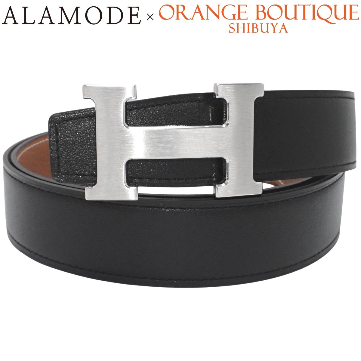 HERMES(エルメス) コンスタンス Hベルト リバーシブル ゴールド ブラック黒 ブラウン茶 トゴ レザー パラジウム金具 マットシルバー金具 K刻印 ベルト アパレル ファッション小物 服飾小物 メンズ 40802194226【中古】【アラモード】