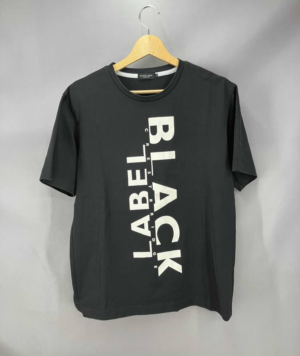 ★ BLACK LABEL CRESTBRIDGE ブラックレーベル クレストブリッジ 半袖Tシャツ 51P40-530-09 サイズM ブラック 夏