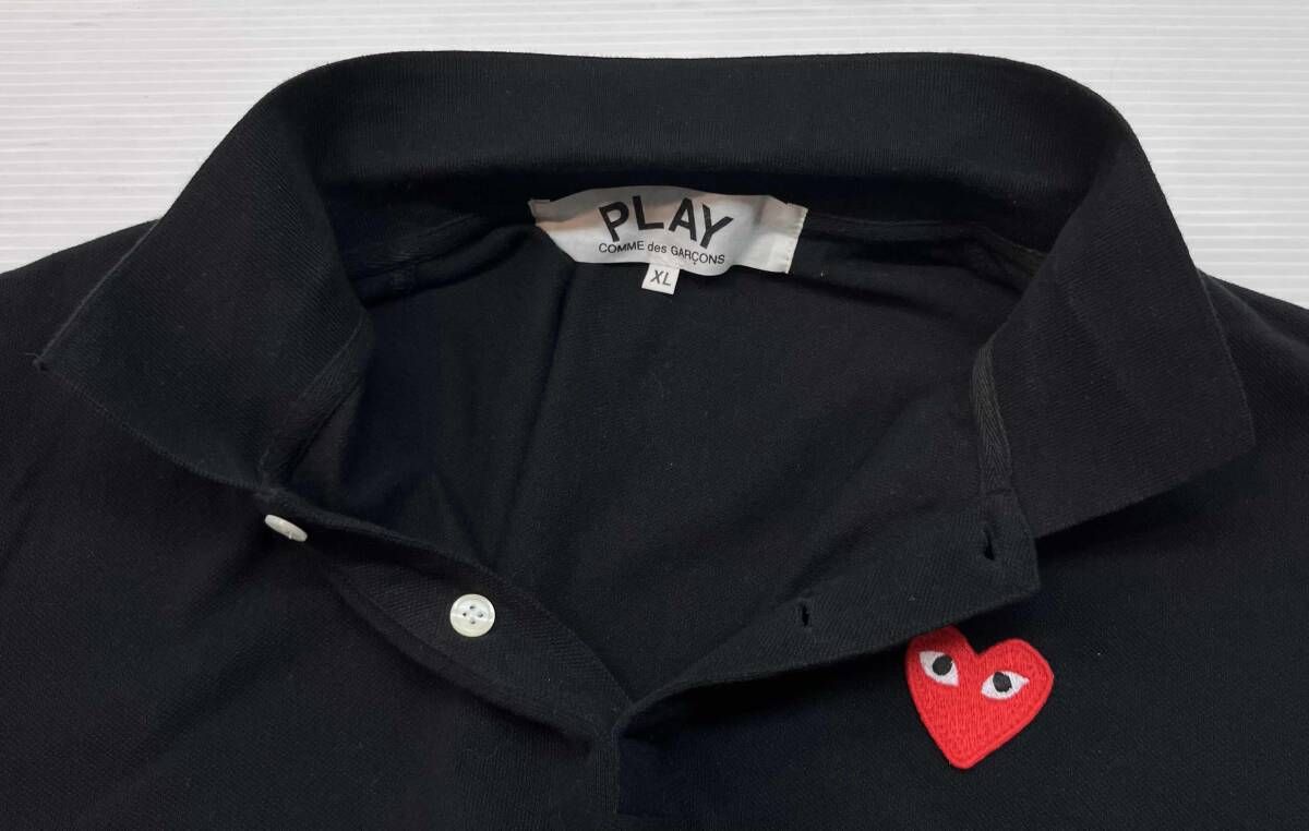 ☆ COMME des GARCONS コムデギャルソン 半袖ポロシャツ XLサイズ