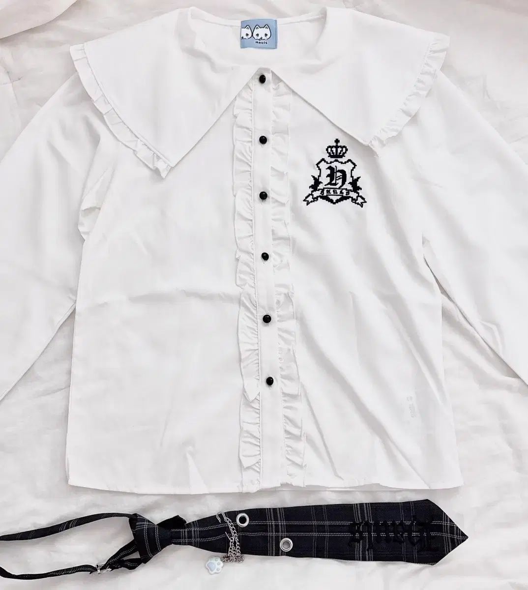 Hauls ハウルズ ブラウス＋ネクタイ 7,972円