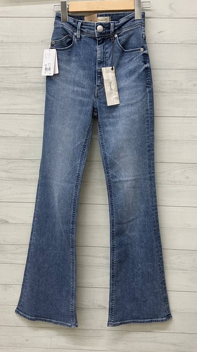 YANUK ヤヌーク パンツ 57153341 ジーンズ ブーツカット デニム タグ付き 日本製 22インチ 8,071円