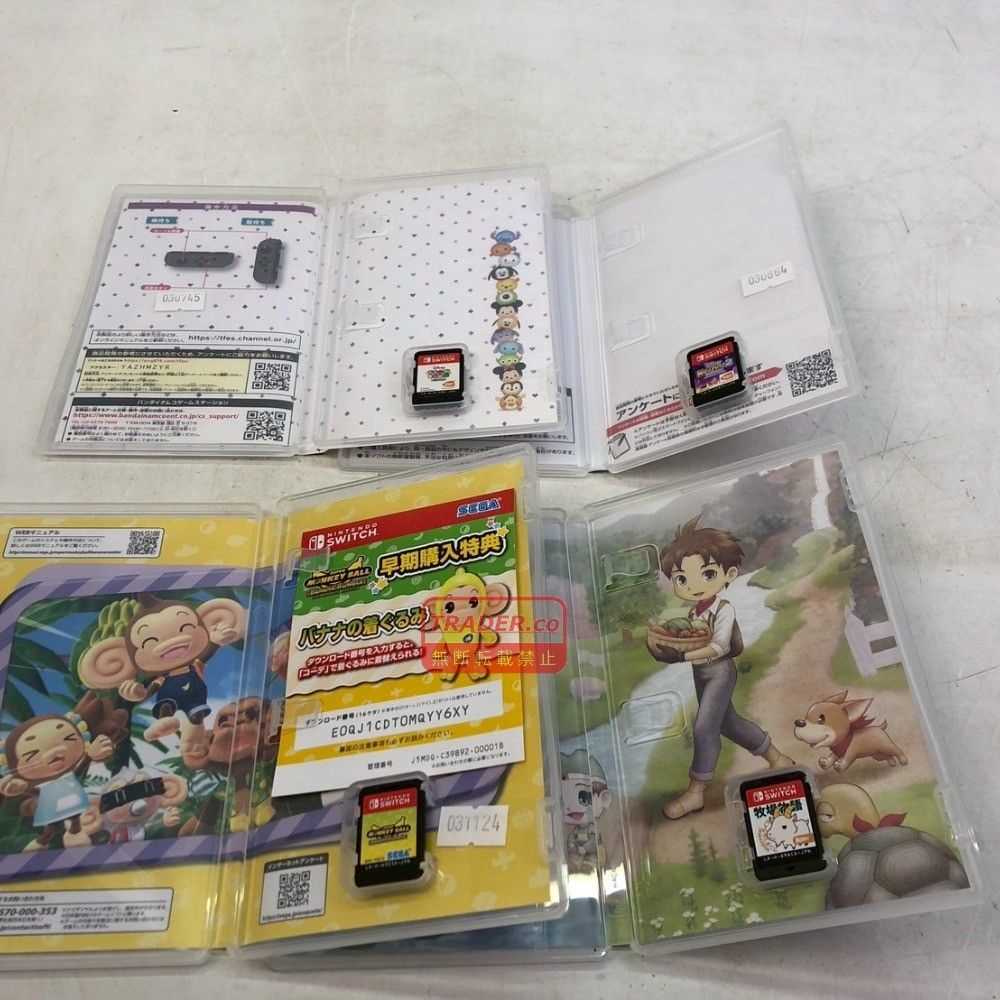 01w-6858 ○ Nintendo Switch ニンテンドースイッチソフト 4点