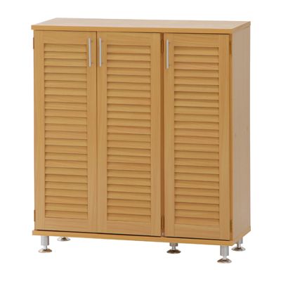 ルーバーシューズボックス ワイド ナチュラル 4003 11,543円
