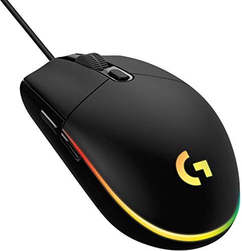 Logitech G ゲーミングマウス 有線 G102 LIGHTSYNC RGB 6個プログラムボタン 85g軽量 G102-BK (Logitech G102 IC PRODIGY 後継機)【海外モデル】t