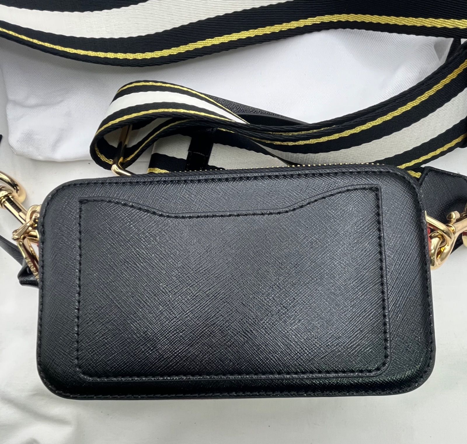 ▽MARC JACOBS マークジェイコブス ショルダーバッグ 袋付き 黒/赤 