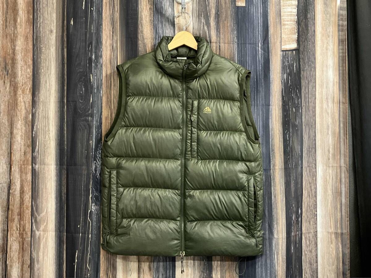 NIKE ACG ナイキ シージー ダウンベスト ベスト ジャケット 258831-350 サイズM カラーオリーブ