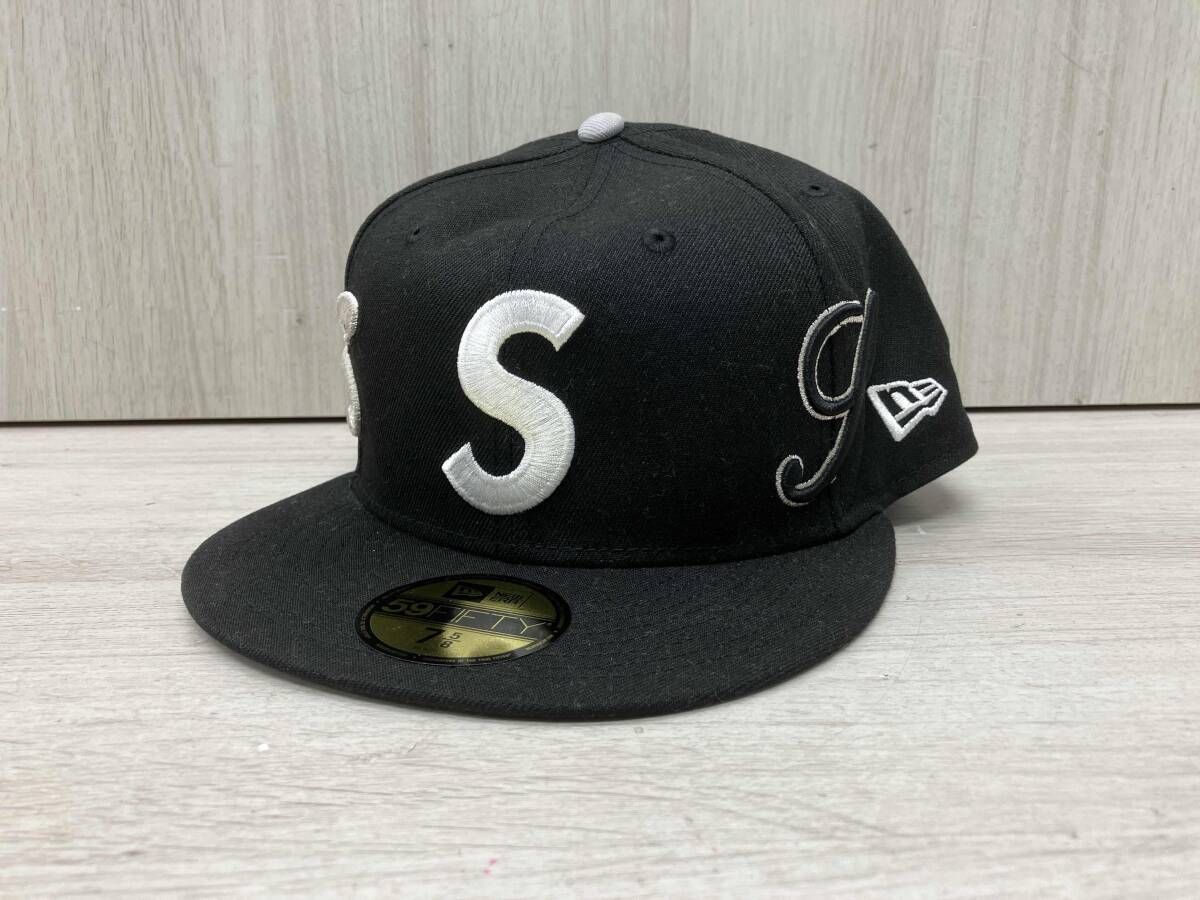 Supreme シュプリーム キャップ 25SS Multi S Logo NEW ERA 表記サイズ 7 5/8 ブラック