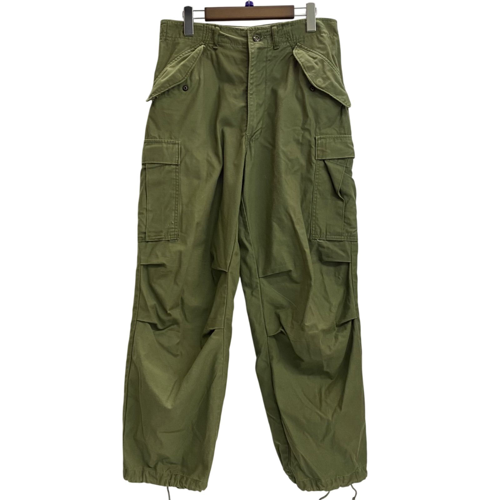 ミリタリー MILITARY 70's US.ARMY M-65 フィールドカーゴパンツ カーゴパンツ グリーン SMALL-REGULARサイズ 201MB-1465 VB