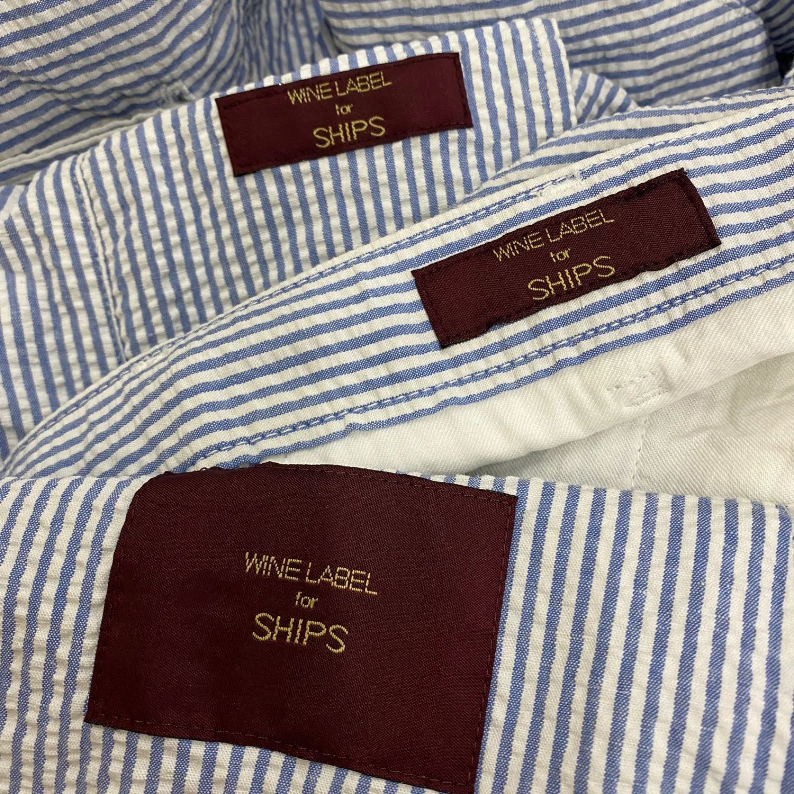 WINE LABEL for SHIPS シップス ワインレーベル セットアップ 上下 3点 