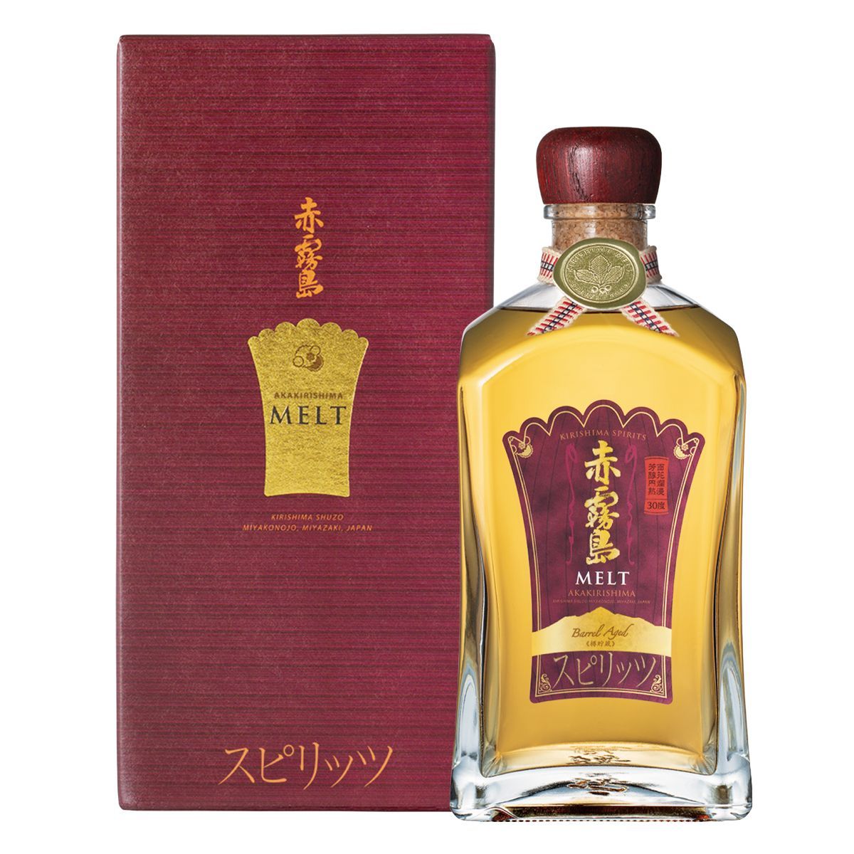 焼酎 芋焼酎 赤霧島 MELT (メルト) 720ml 30度 専用化粧箱入り 贈り物 贈物 ギフト プレゼント 焼酎ギフト 霧島酒造 八幡 予約 2026/6/15以降発送予定