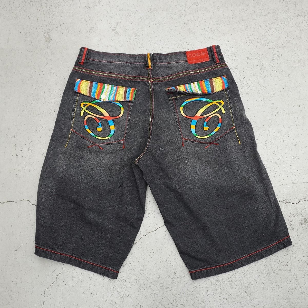 90S 00S COOGI クージー デニム ショート パンツ ショーツ ジーンズ