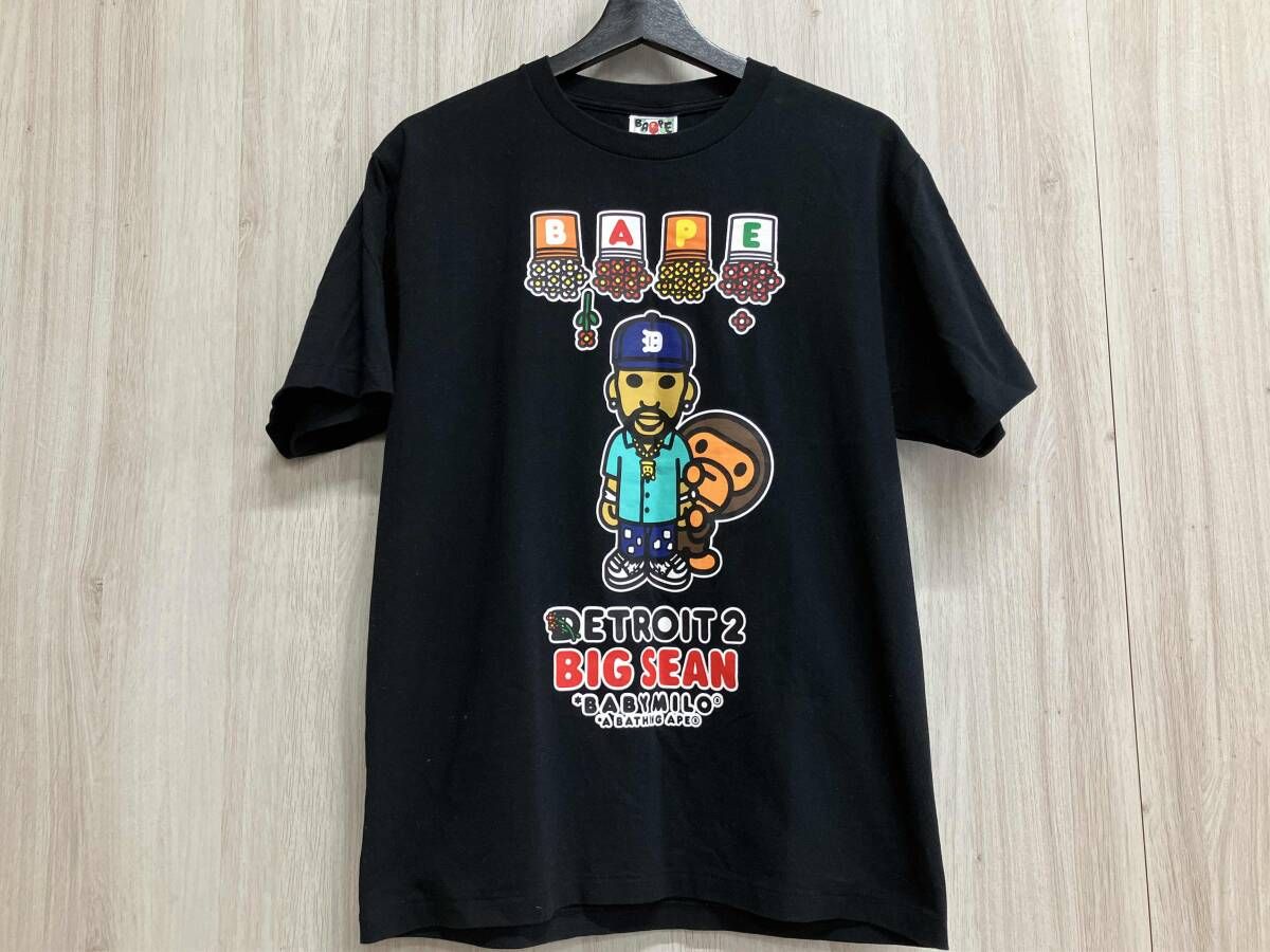 A BATHING APE アベイシングエイプ 半袖Tシャツ 002TEH231927X Mサイズ ブラック