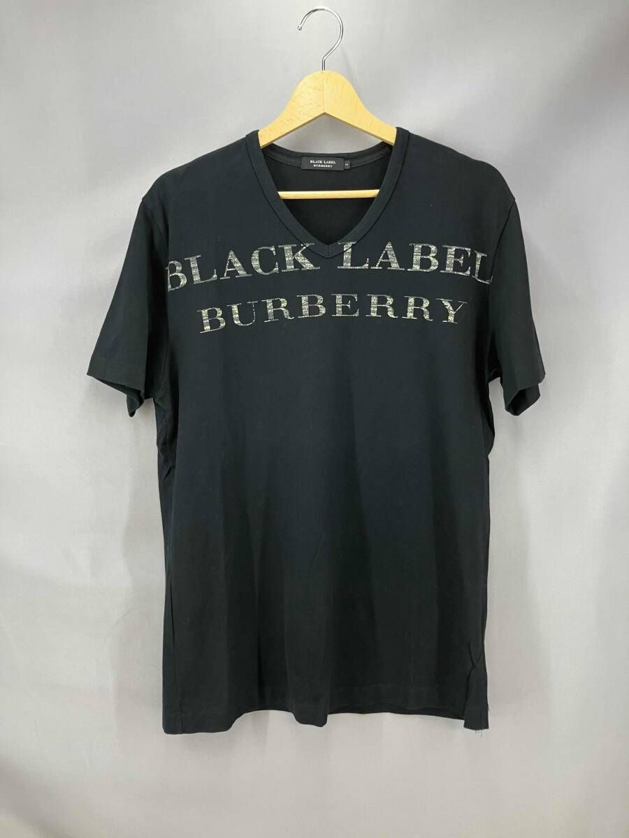 ★ BURBERRY BLACK LABELバーバリー ブラックレーベル 半袖Tシャツ サイズ3 ブラック 夏