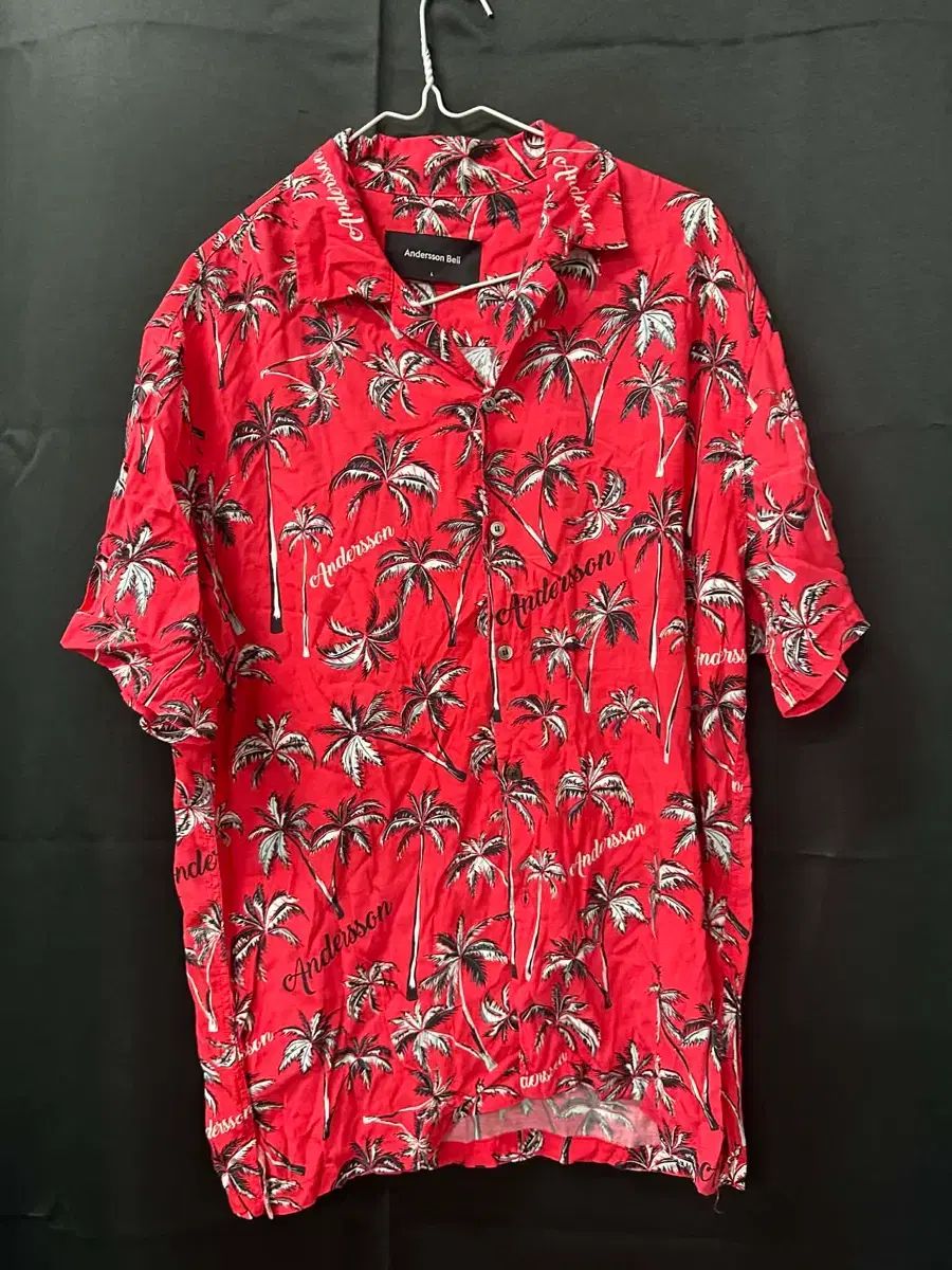 アンダーソンベル レッド COLOR カリフォルニア アロハ シャツ