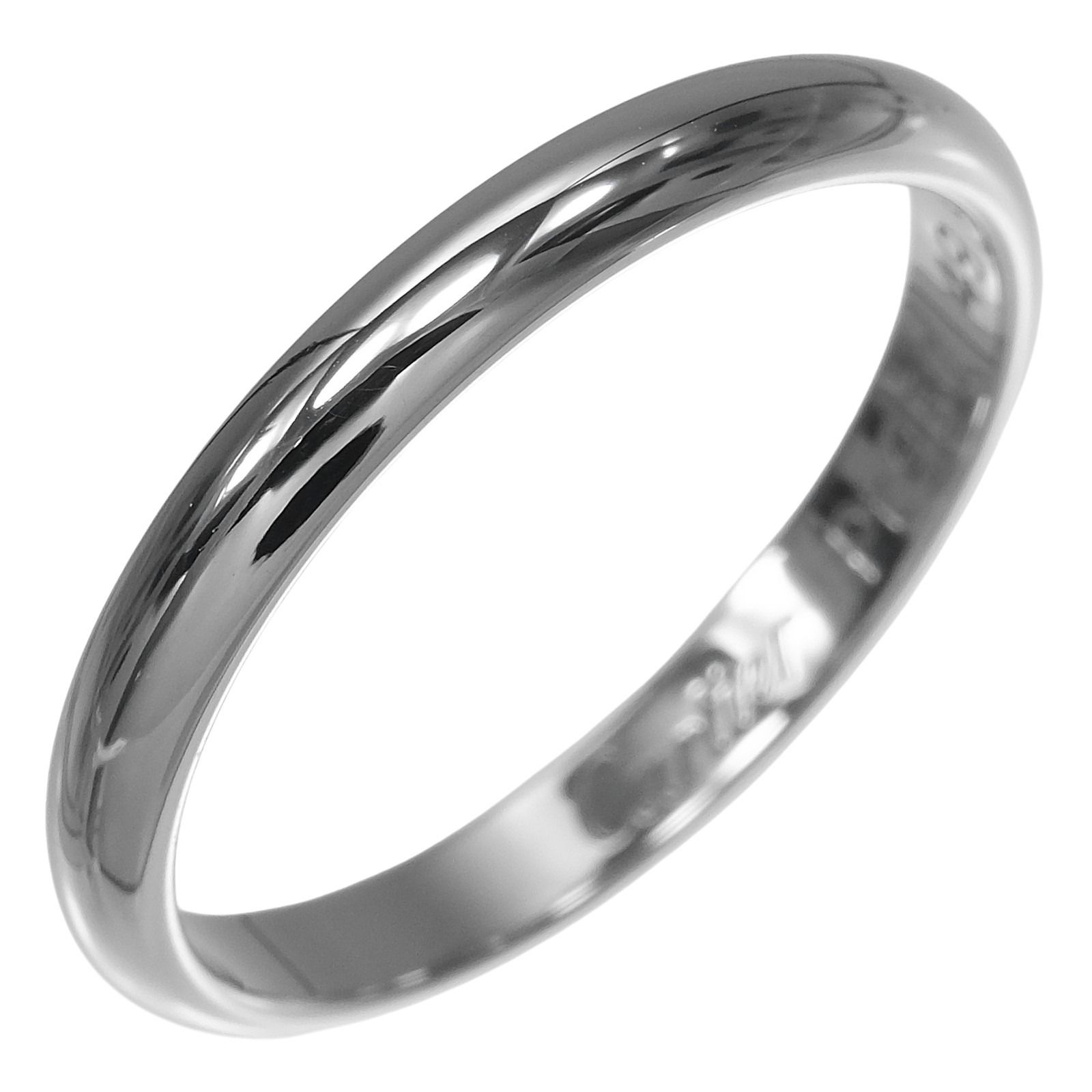 【CARTIER】カルティエ 1895 ウェディング Pt950プラチナ 8.5号 レディース 2.56g リング・指輪