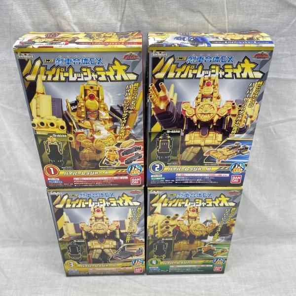 【中古】未組立)ﾐﾆﾌﾟﾗ 烈車合体 ﾊｲﾊﾟｰﾚｯｼｬﾃｲｵｰ ｾｯﾄ/烈車戦隊ﾄｯｷｭｳｼﾞｬｰ[91]