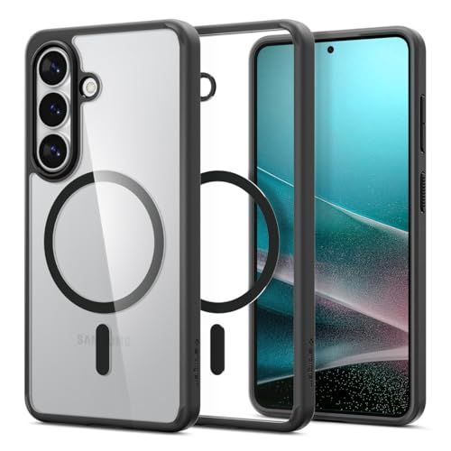 Spigen 【創業19年の技術力】 Galaxy S26 ケース MagSafe対応 米軍MIL規格 ストラップホール 耐衝撃 ウルトラ・ハイブリッド・マグフィット (マット・ブラック) ACS10970p 3cd2201c