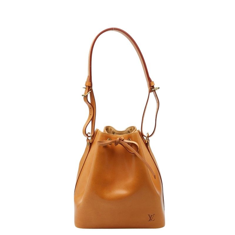 ルイ ヴィトン ノマド プチ ノエ ワンショルダーバッグ M85003 ベージュ系 レザー レディース LOUIS VUITTON【1-0267442】