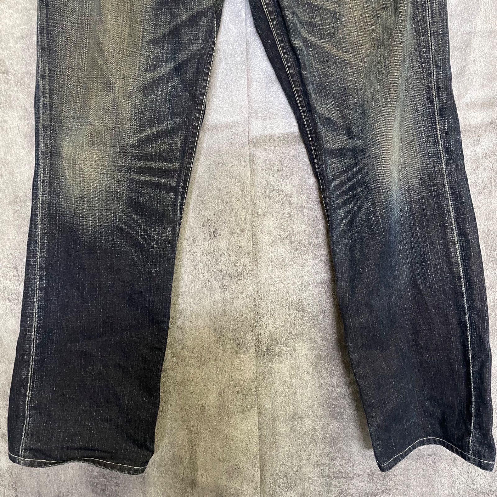 ア*x様 Levi’s 569 ブラックデニム W34 ルーズストレート バギー U-268】Levi's リーバイス 569 W34 Lサイズ相当 バギーデニム ワイド