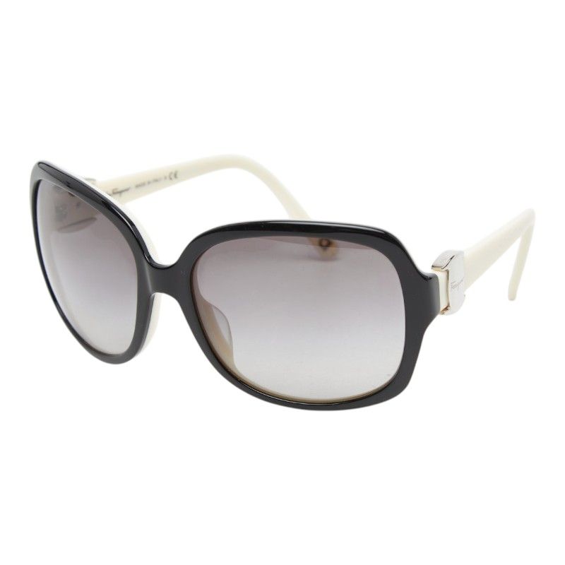 サルヴァトーレフェラガモ サングラス 2194-A ホワイト ブラック プラスチック レディース Salvatore Ferragamo【1-0272546】 10,488円