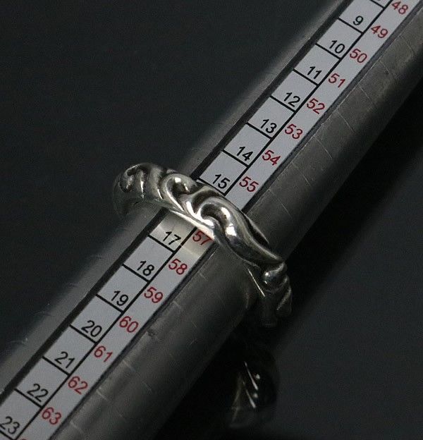 CHROME HEARTS 銀座店 クロムハーツ スクロールバンドリング 指輪 