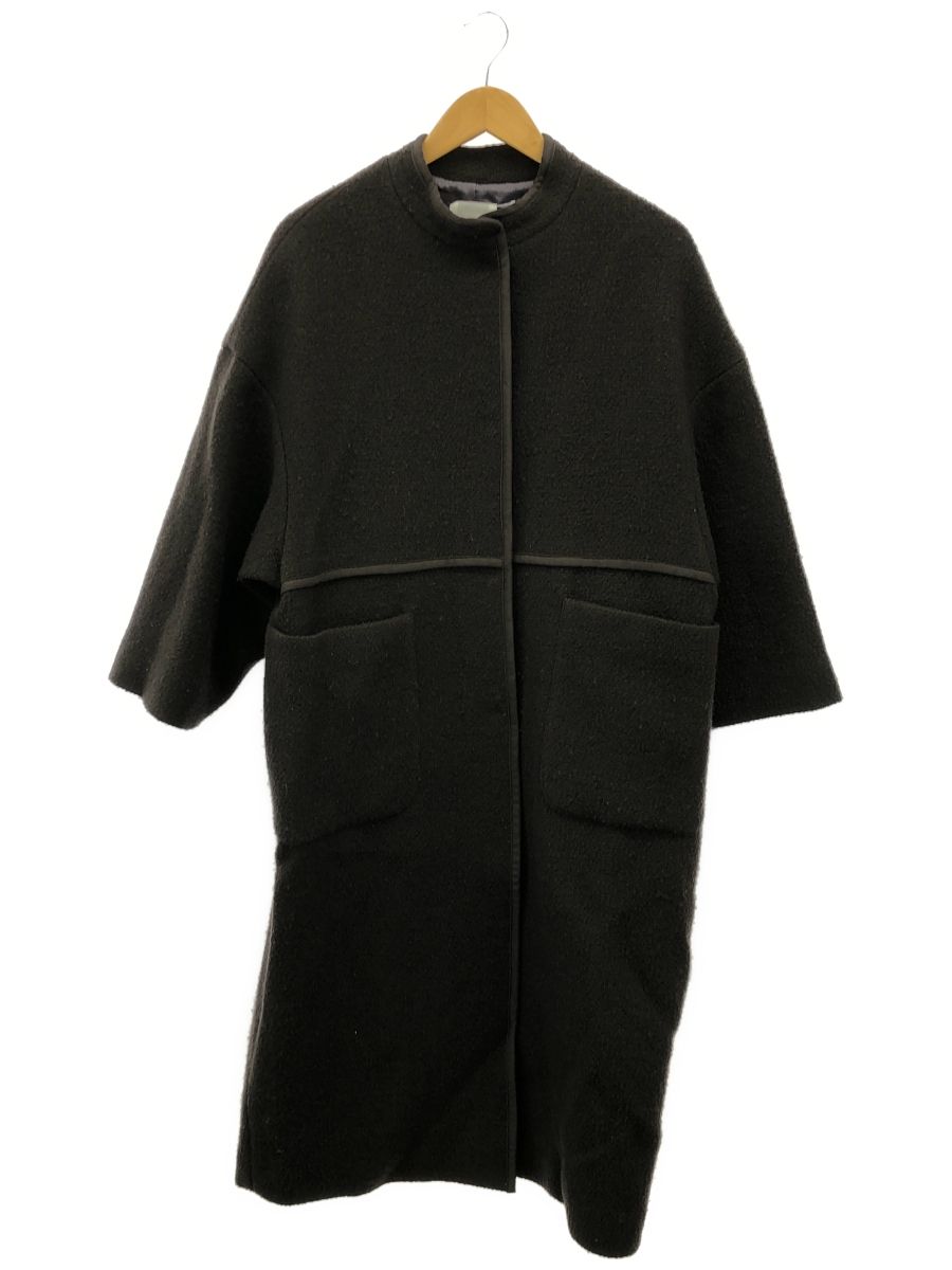IENA LA BOUCLE (イエナラブークル) ローピングツイードパイピングコート 20020914113040 パープル 38