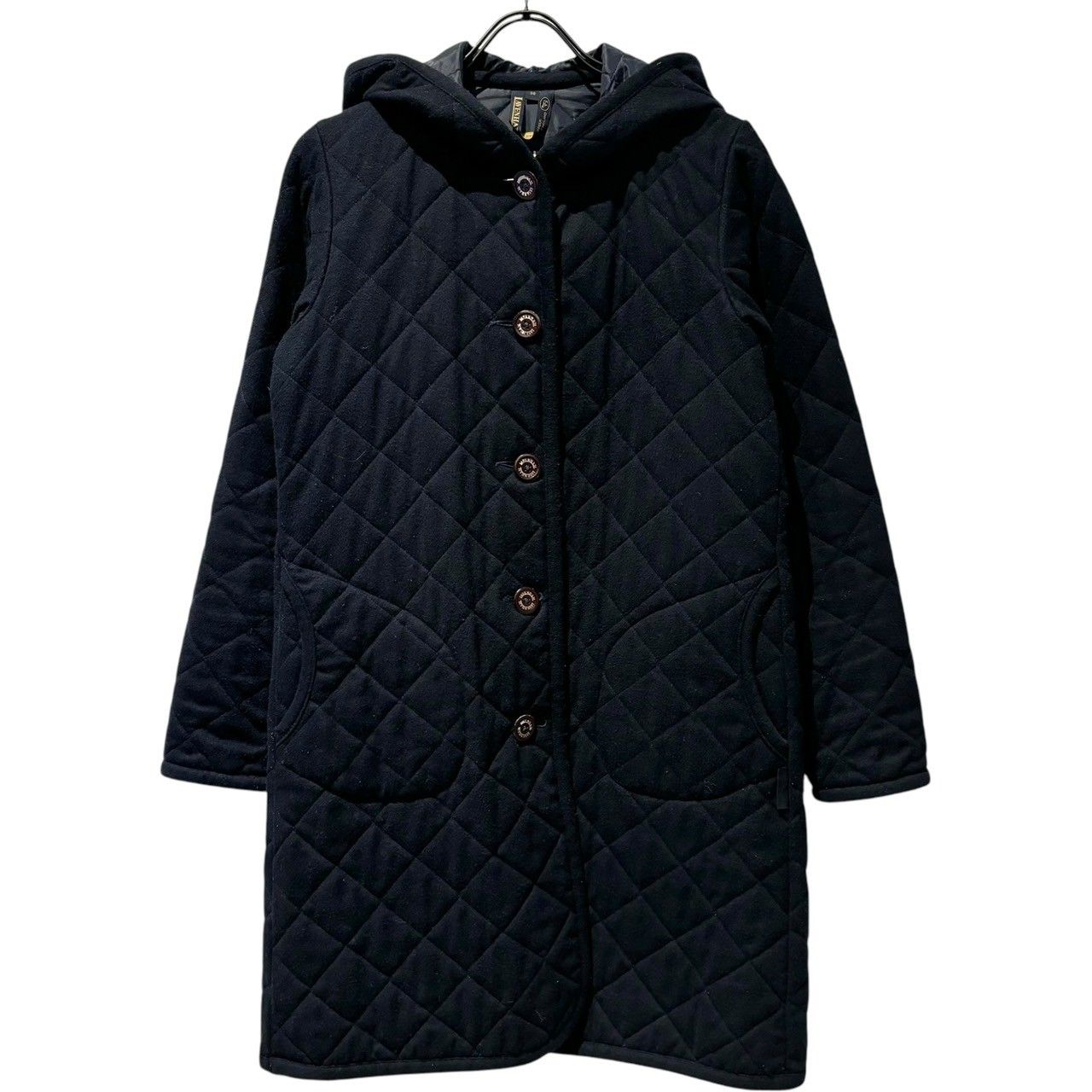 LAVENHAM (ラヴェンハム) BRUNDON フラノコート ネイビー 38