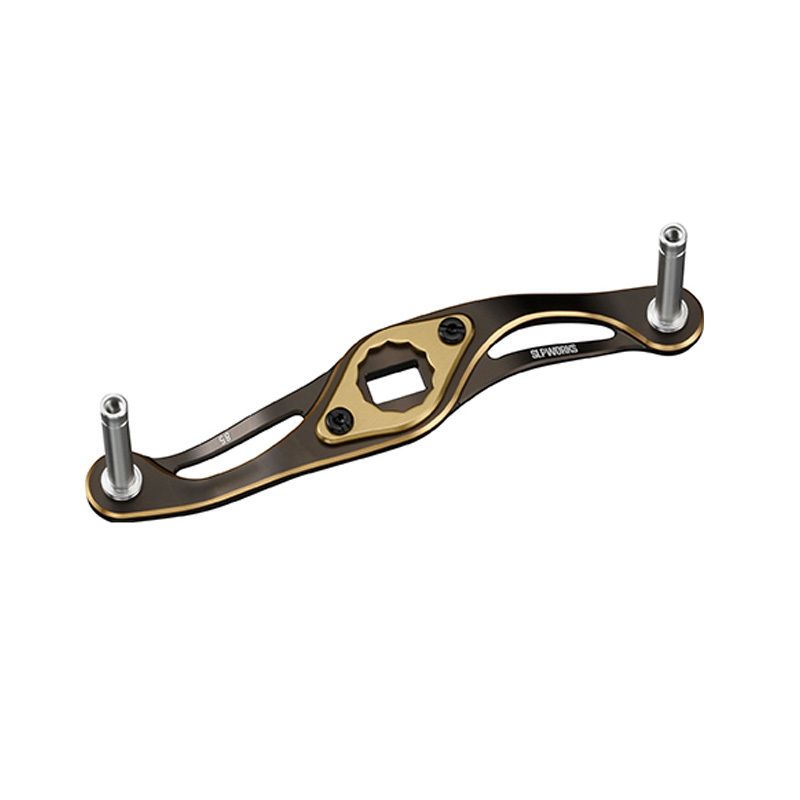 [ダイワ(Daiwa)] SLPW MC CRANK HANDLE BK・GD(ブラック×ゴールド) 85mm