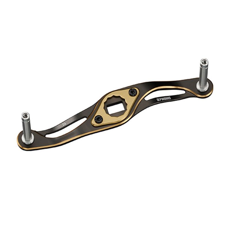 [ダイワ(Daiwa)] SLPW MC CRANK HANDLE BK・GD(ブラック×ゴールド) 90mm