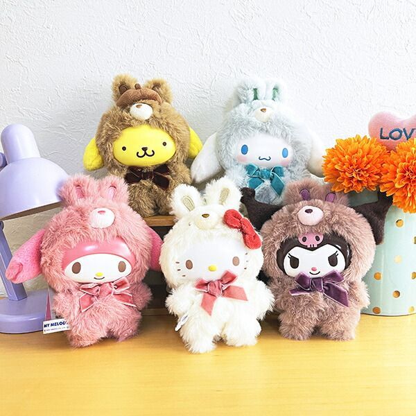 サンリオ マイメロディ ファインフェイスミニ マスコット ラテバニー