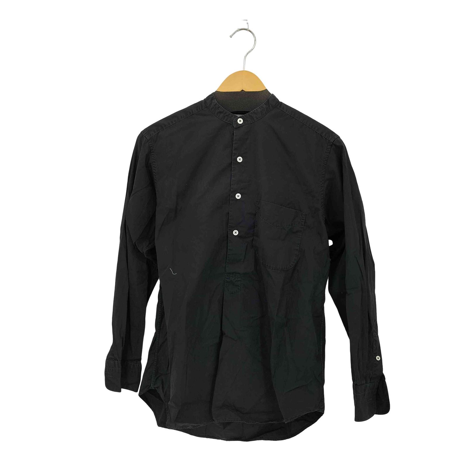 ユーズドフルギ USED古着 {{APPLETREES}} ノーカラートラベラーシャツ メンズ XS