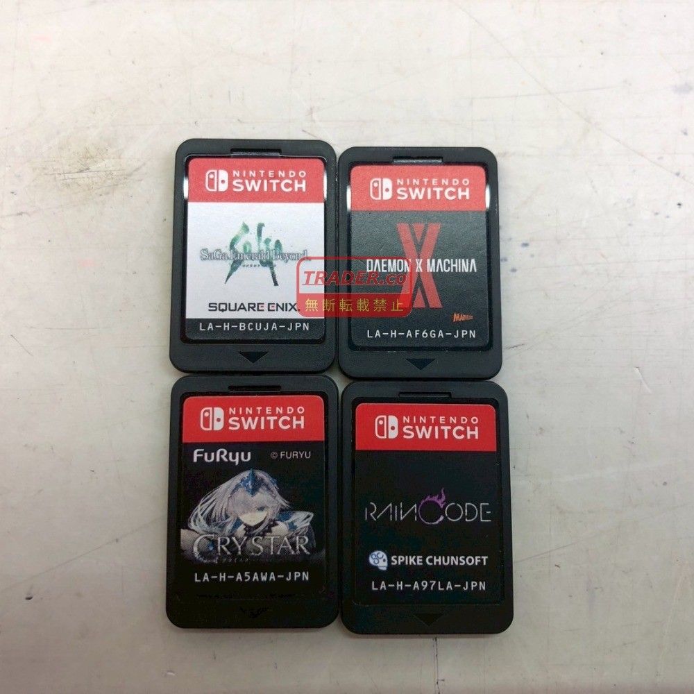 01w-6861 ○ Nintendo Switch ニンテンドースイッチソフト 4点 サガ