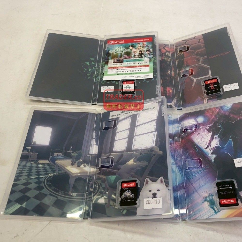 01w-6861 ○ Nintendo Switch ニンテンドースイッチソフト 4点 サガ