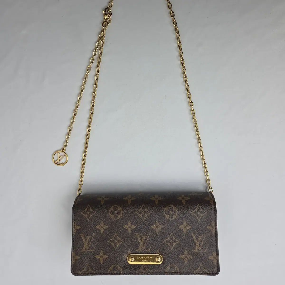 Louis Vuitton ルイヴィトン ウール付き モノグラム リリー クロスバック