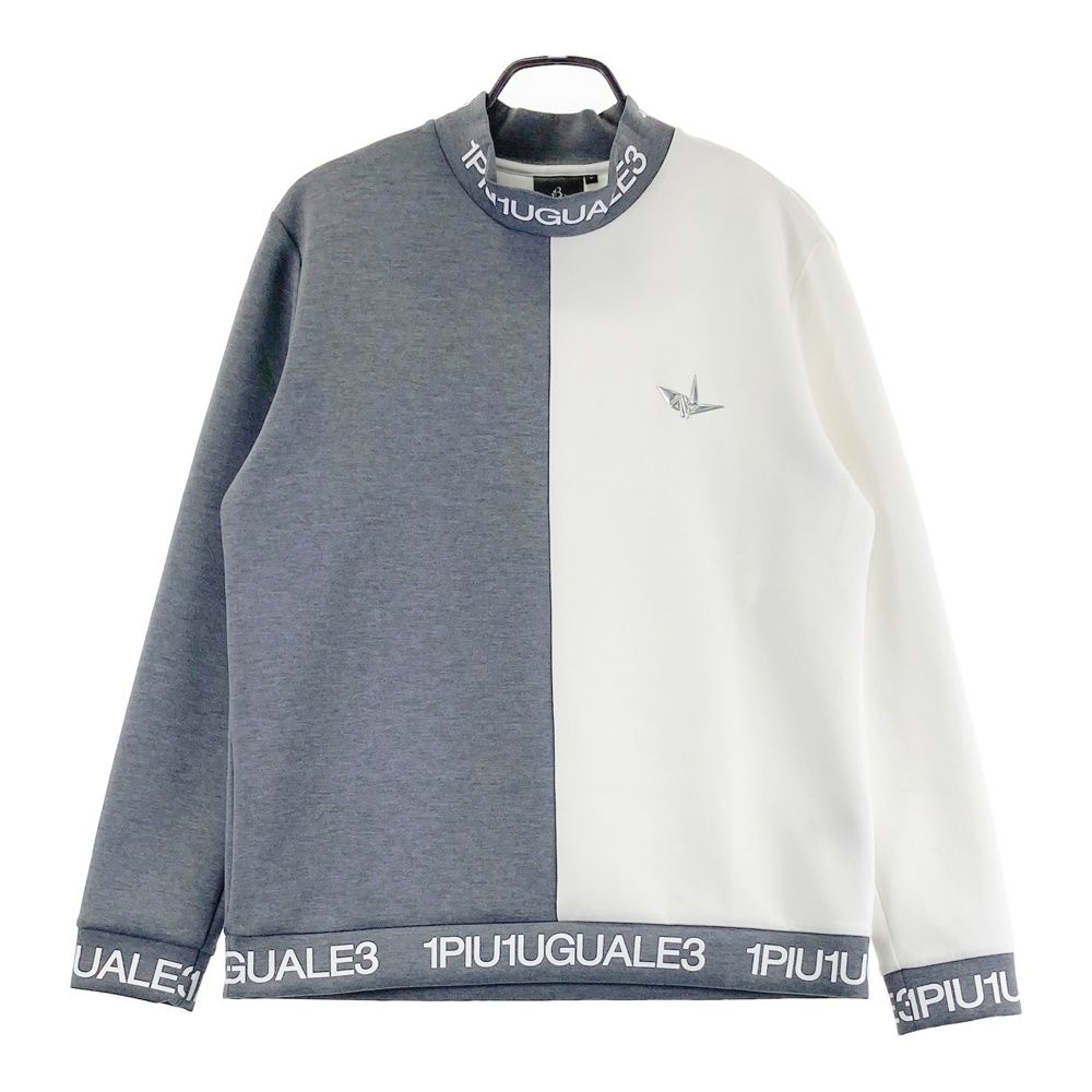 サイズ：5 1PIU1UGUALE3 GOLF ×Alessandro Del Piero ハイネック 長袖Tシャツ グレー系 [240101673201] ゴルフウェア メンズ ストスト