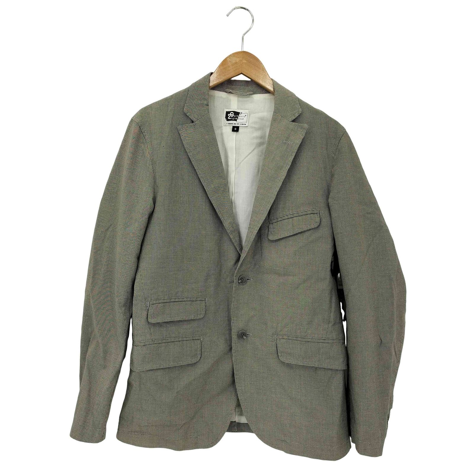 エンジニアードガーメンツ Engineered Garments 千鳥格子柄 ベッド フォードジャケット メンズ S