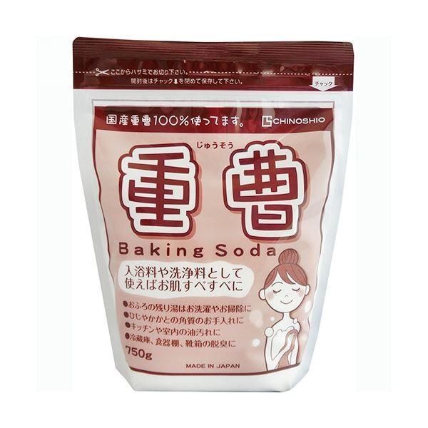 （まとめ）地の塩社 国産重曹100% 750g 1パック〔×20セット〕