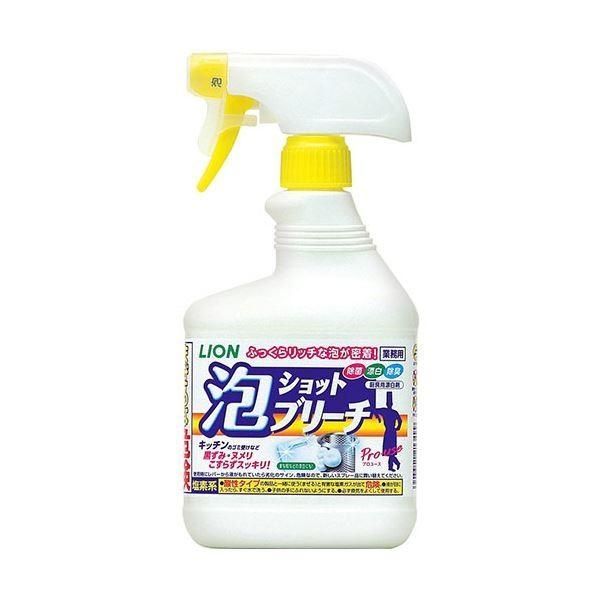 （まとめ）ライオン 泡ショットブリーチ 本体520ml 1本〔×20セット〕